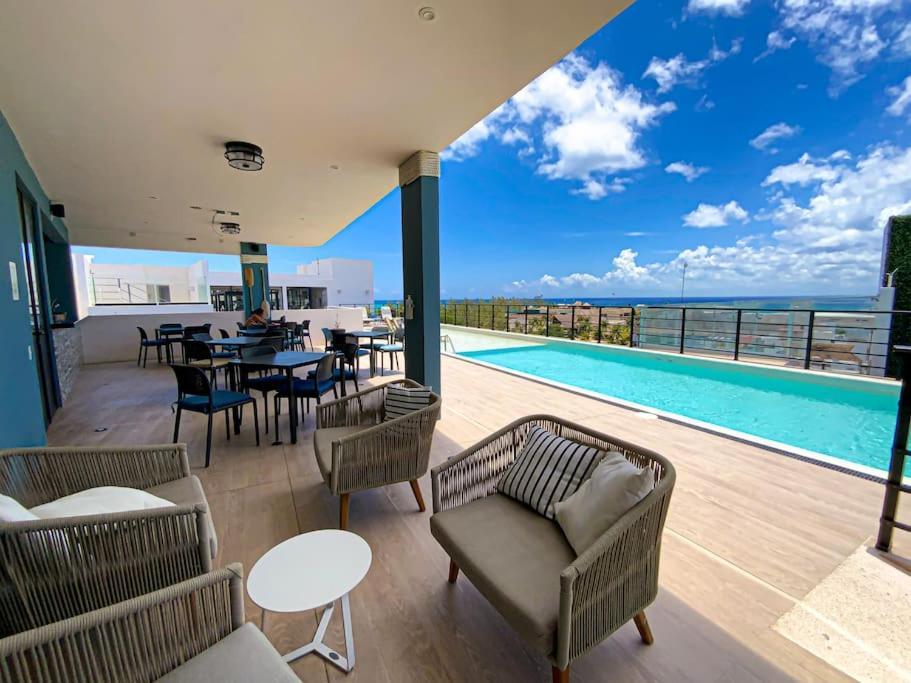 Apartament Beautiful + Luxury + Ocean View + Pool Playa del Carmen Zewnętrze zdjęcie