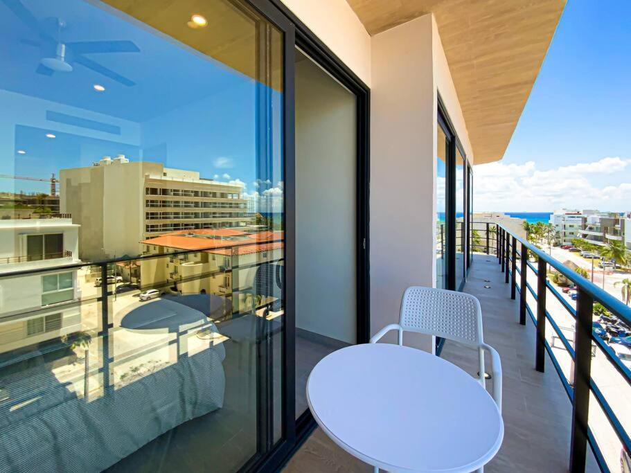 Apartament Beautiful + Luxury + Ocean View + Pool Playa del Carmen Zewnętrze zdjęcie