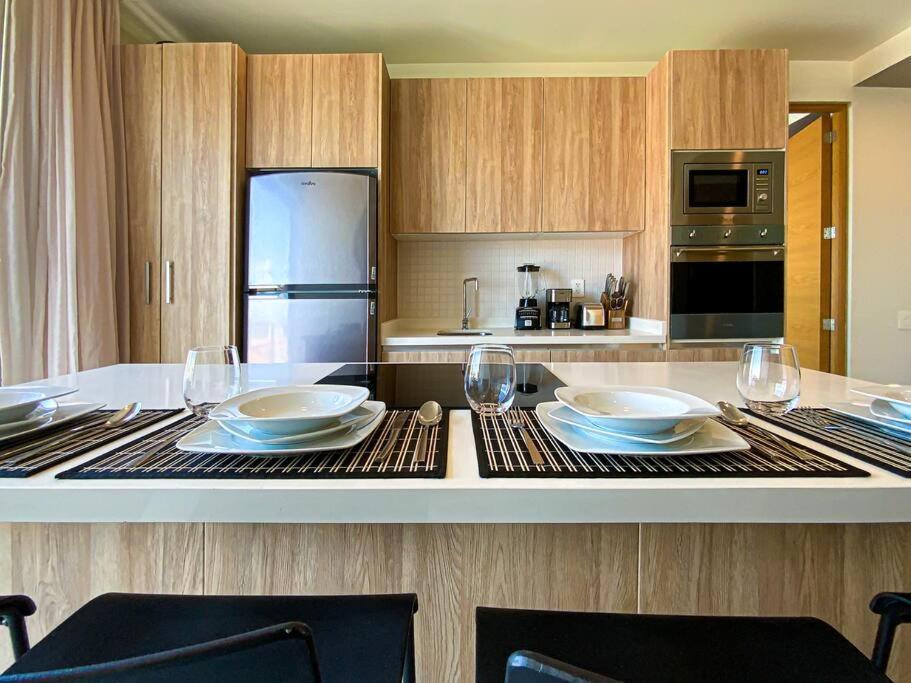 Apartament Beautiful + Luxury + Ocean View + Pool Playa del Carmen Zewnętrze zdjęcie