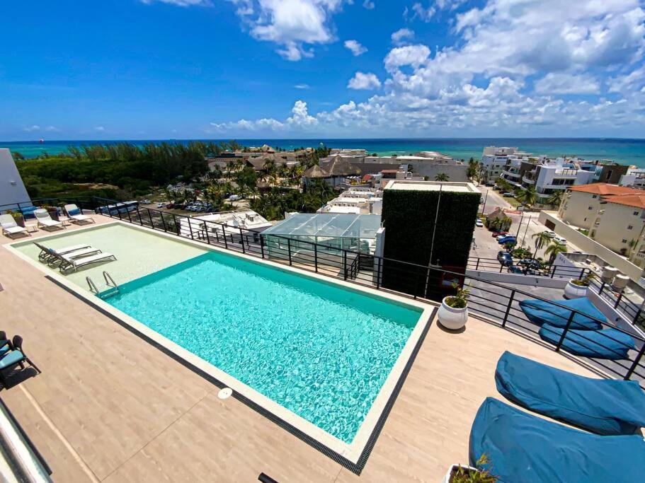 Apartament Beautiful + Luxury + Ocean View + Pool Playa del Carmen Zewnętrze zdjęcie
