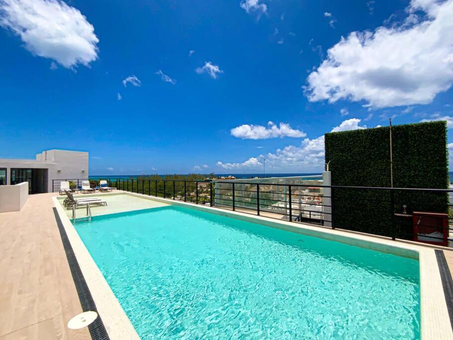 Apartament Beautiful + Luxury + Ocean View + Pool Playa del Carmen Zewnętrze zdjęcie